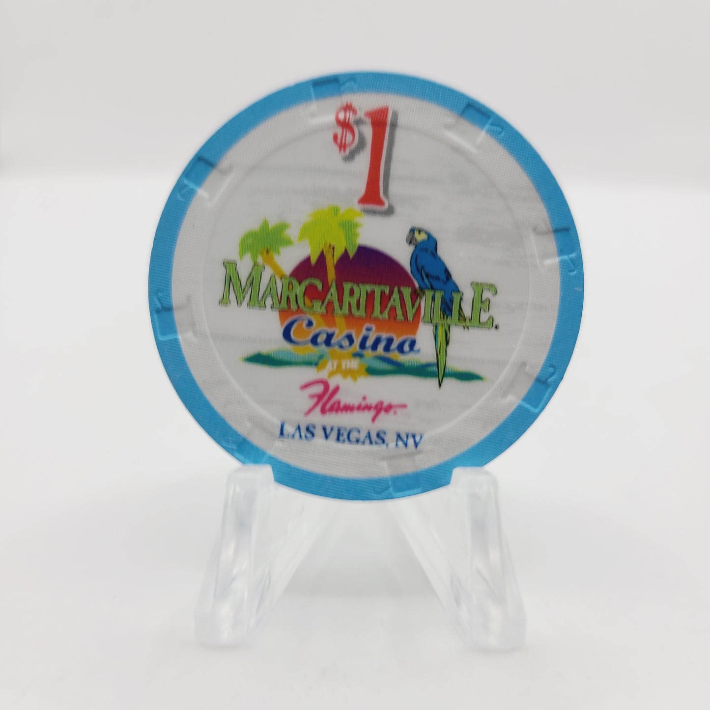 Flamingo Hotel Casino Las Vegas Nevada 2011 "Margaritaville" $1 Casino Chip D0295