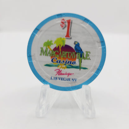 Flamingo Hotel Casino Las Vegas Nevada 2011 "Margaritaville" $1 Casino Chip D0295