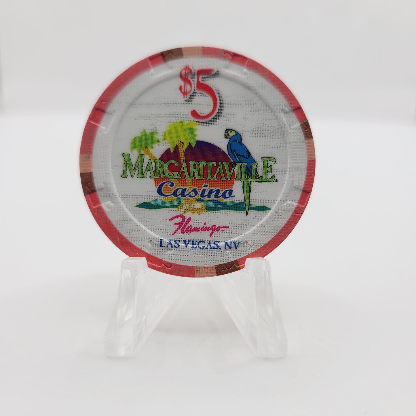 Flamingo Hotel Casino Las Vegas Nevada 2011 "Margaritaville" $5 Casino Chip D0226