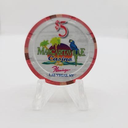 Flamingo Hotel Casino Las Vegas Nevada 2011 "Margaritaville" $5 Casino Chip D0226