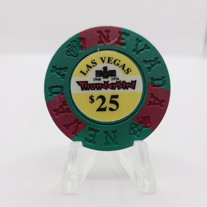 Thunderbird Hotel Casino Las Vegas Nevada 1995 "Borland Imitation" $25 Casino Chip E7395 limited 2000
