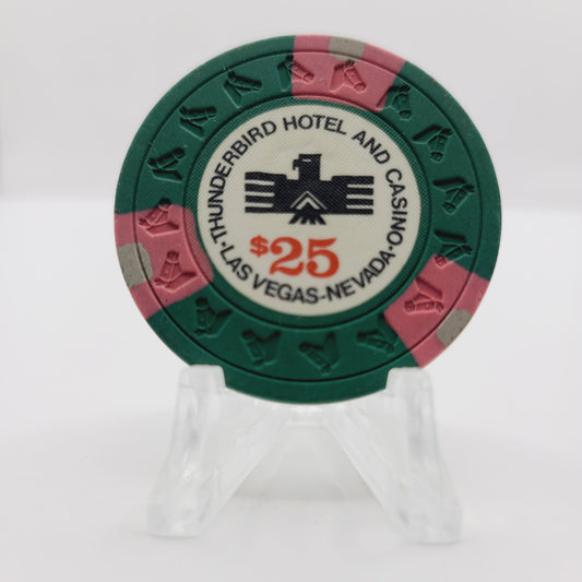 Thunderbird Hotel and Casino Las Vegas NV 1972  $25 Casino Chip N2249