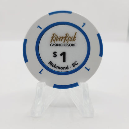 River Rock Resort Casino Richmond British Columbia Canada $1 Casino Chip