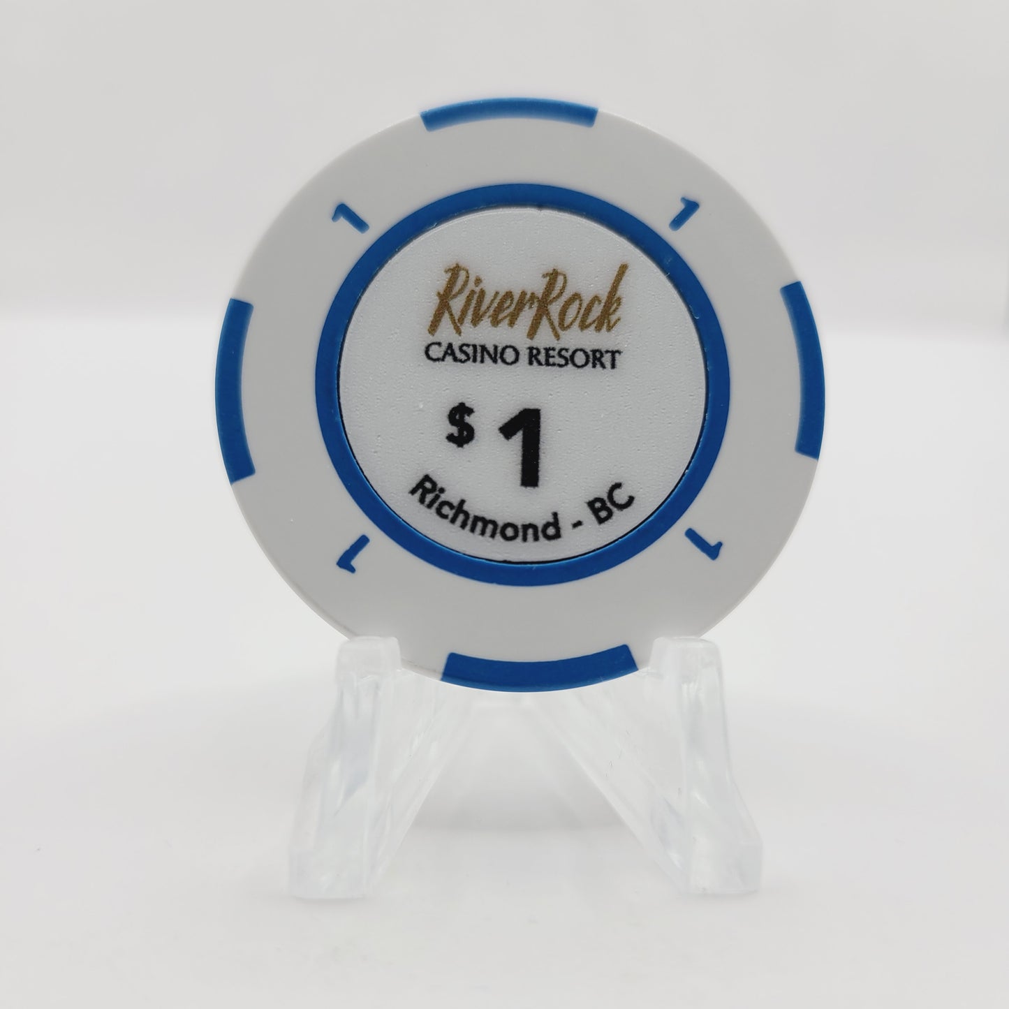 River Rock Resort Casino Richmond British Columbia Canada $1 Casino Chip