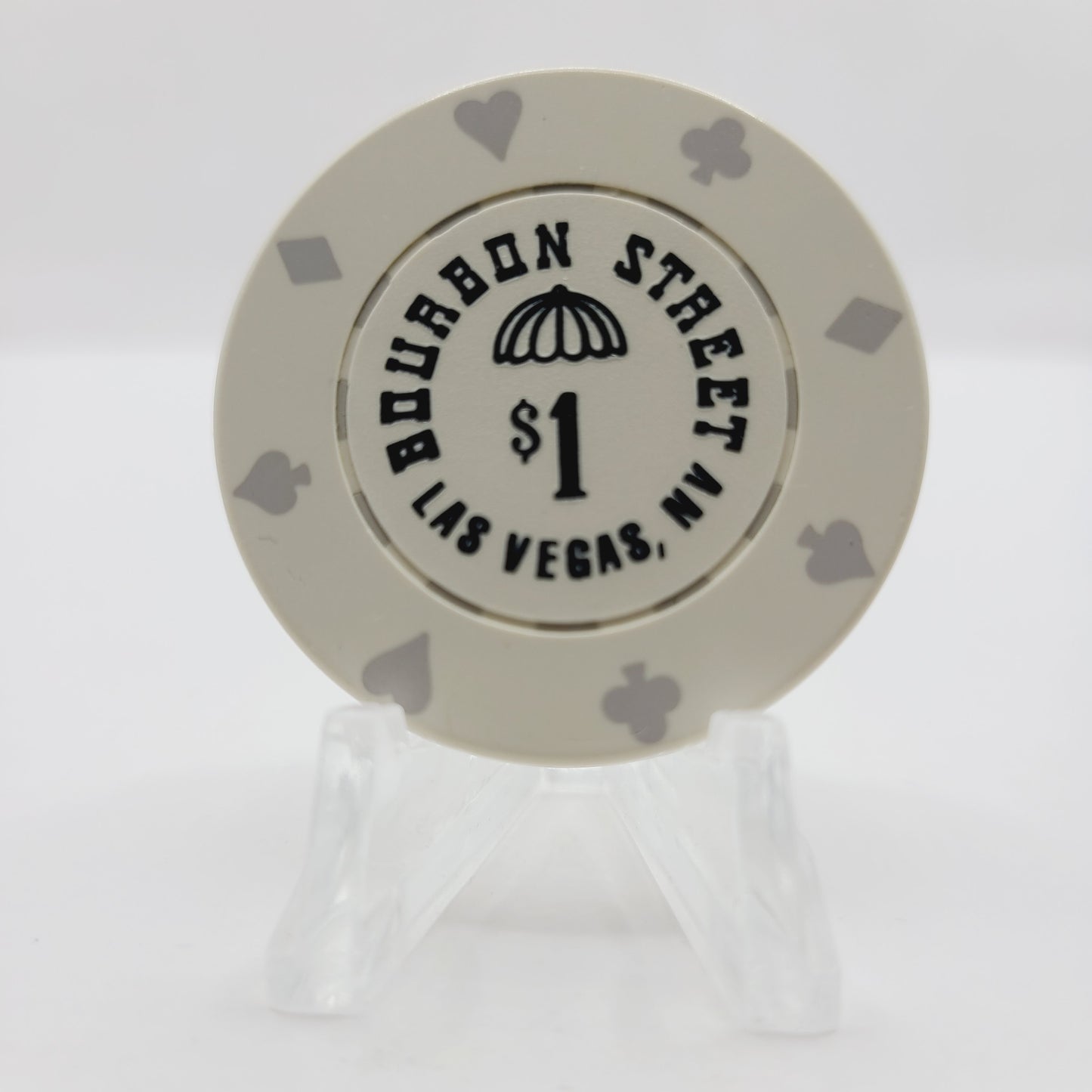 Bourbon Street Casino Las Vegas Nevada 1990 $1 Casino Chip N1381