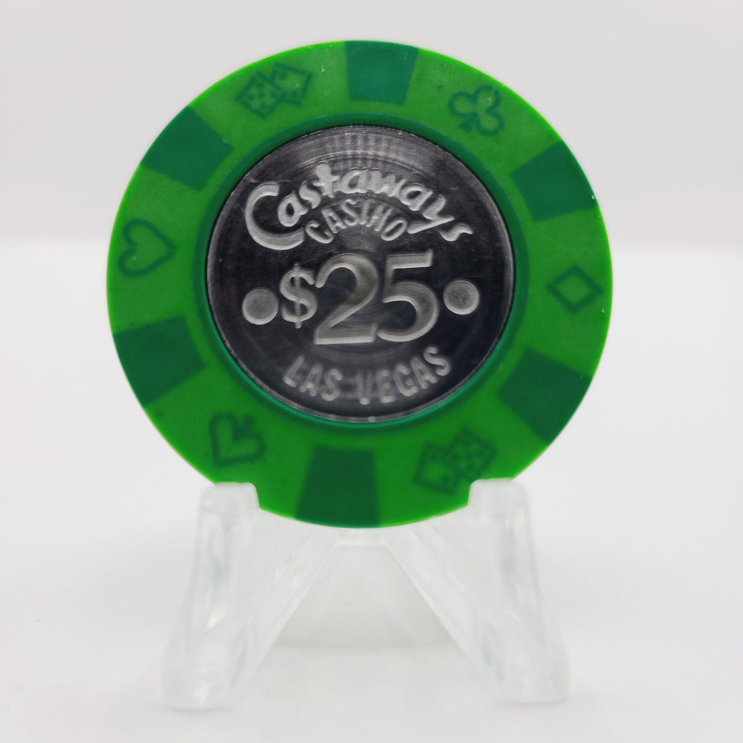 Castaways Casino Las Vegas Nevada 1980's $25 Casino Chip N1053