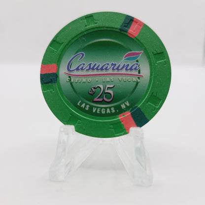 Casuarina Hotel Casino Las Vegas Nevada 2003 $25 Casino Chip E0216
