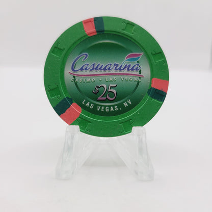 Casuarina Hotel Casino Las Vegas Nevada 2003 $25 Casino Chip E0216