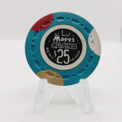 Mapes Hotel Casino Reno Nevada 1969 $25 Casino Chip N5222