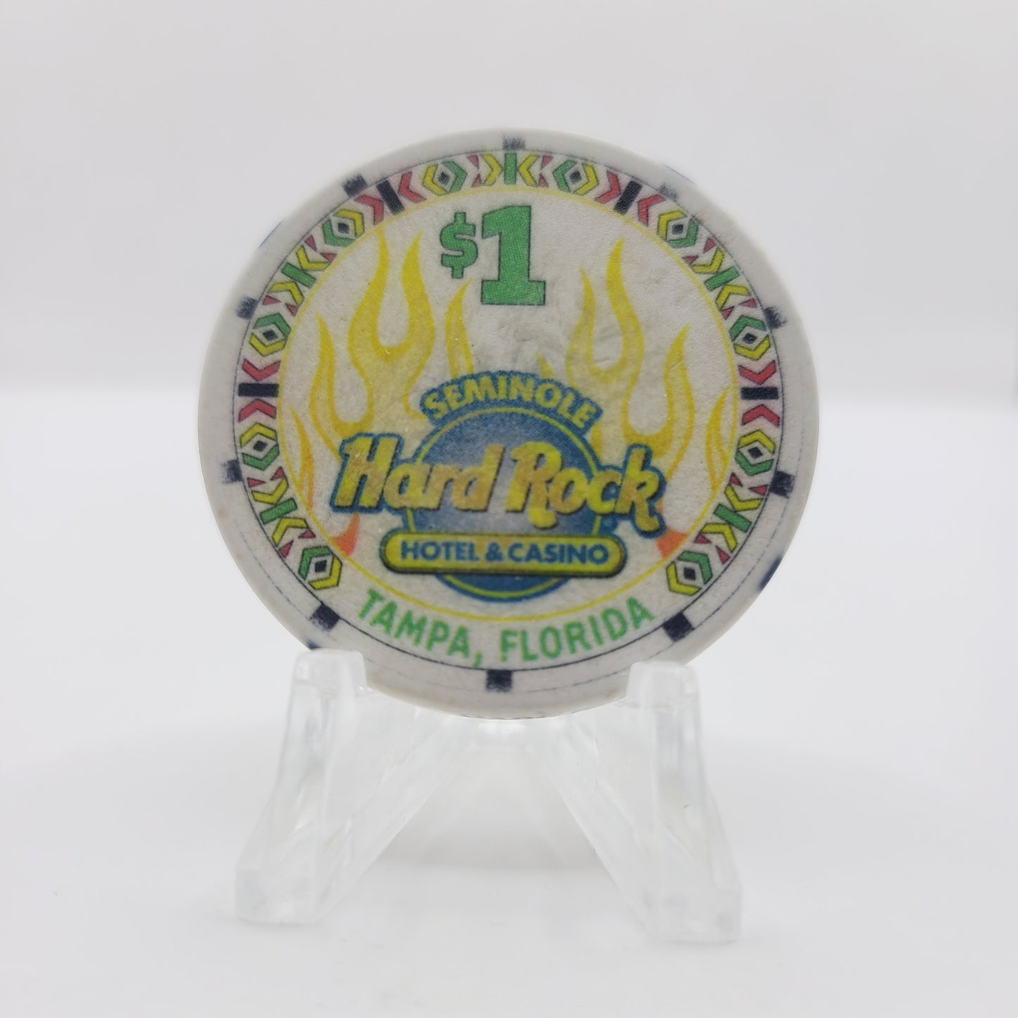 Seminole Hard Rock Casino Tampa Florida $1 Chip