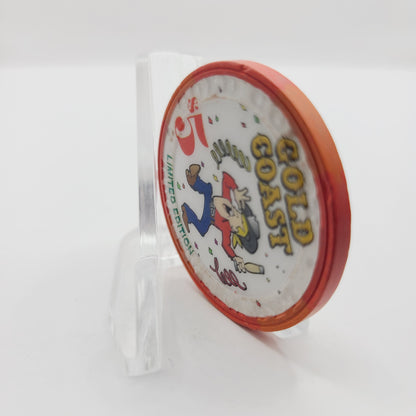Gold Coast Hotel Casino Las Vegas Nevada 1999 "Millennium" $5 Casino Chip V4295