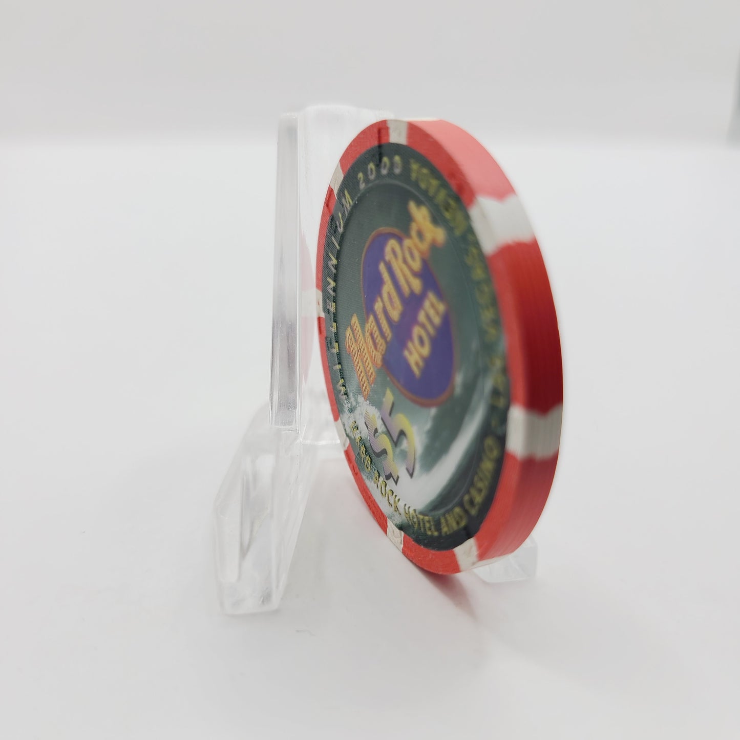 Hard Rock Hotel Casino Las Vegas Nevada 2000 "Millennium" $5 Casino Chip V4436