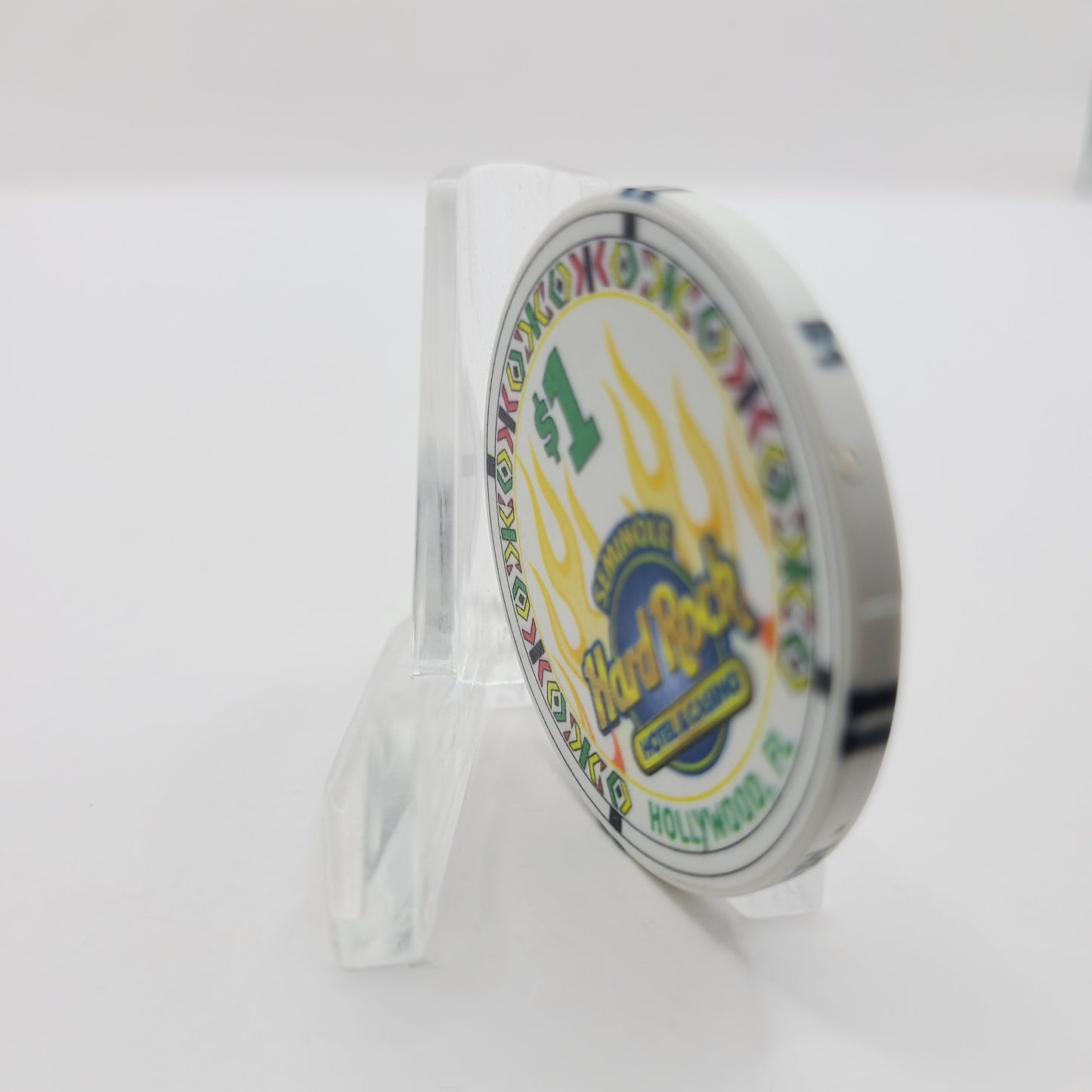 Seminole Hard Rock Hotel Casino Hollywood Florida $1 Casino Chip