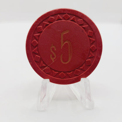 Golden Club Austin Nevada 1950's "Mom's" $5 Casino Chip N9826