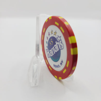 Harrah's Casino Hotel Reno Nevada 1996 $5 "Flying Carpet" Casino Chip N8535