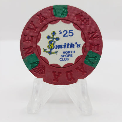 Smith's North Shore Club Lake Tahoe Nevada 1971 $25 Chip N5392