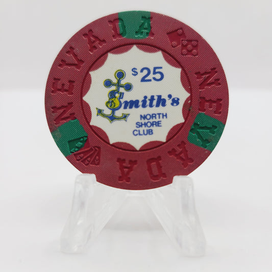 Smith's North Shore Club Lake Tahoe Nevada 1971 $25 Chip N5392