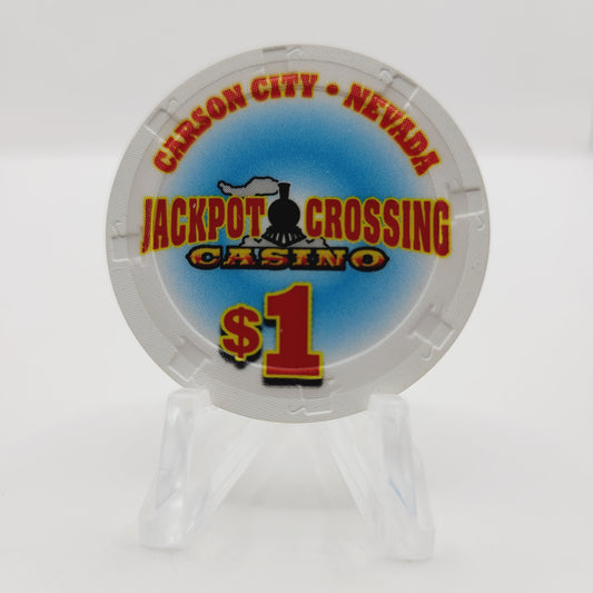 Jackpot Crossing Casino Carson City Nevada 2013 $1 Casino Chip D0983