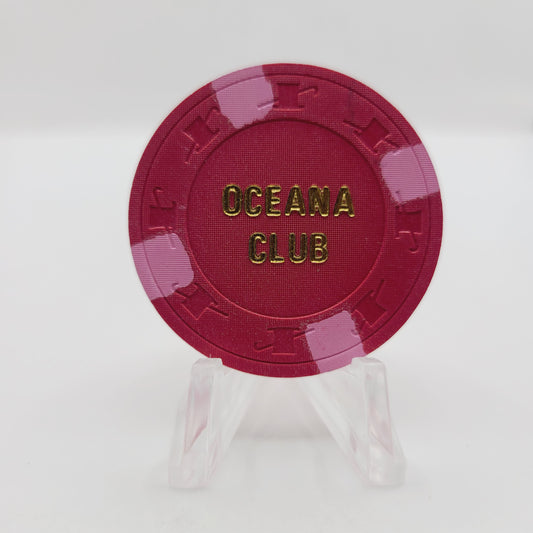 Oceana Club Card Room Oceano California $5 Casino Chip CG042046