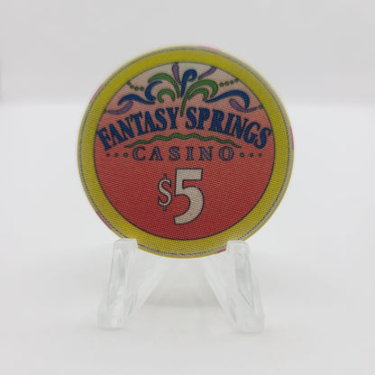 Fantasy Springs Resort Casino Indio California $5 Casino Chip CG012669