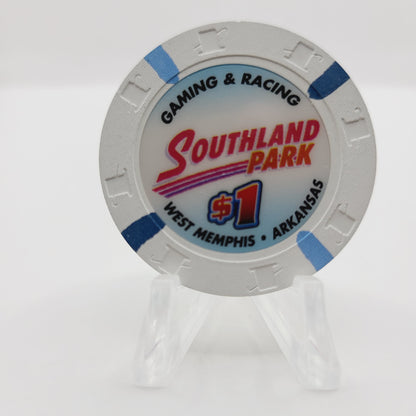 Southland Park Gaming & Racing Casino West Memphis Arkansas $1 Casino Chip