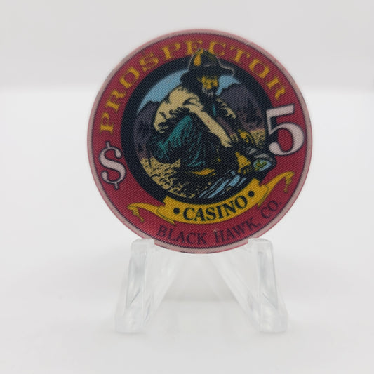 Prospector Casino Black Hawk Colorado 1991 $5 Chip
