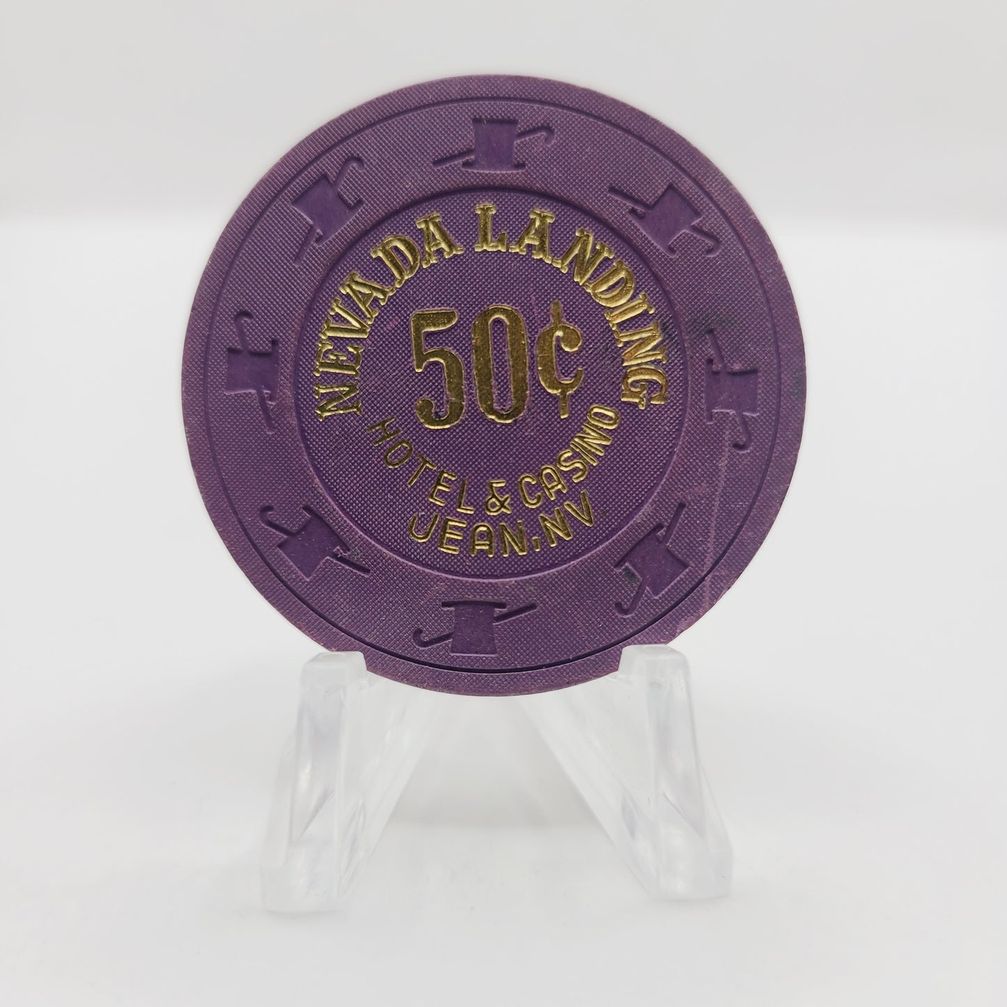 Nevada Landing Casino Jean Nevada 1989 $.50  Casino Chip N3013