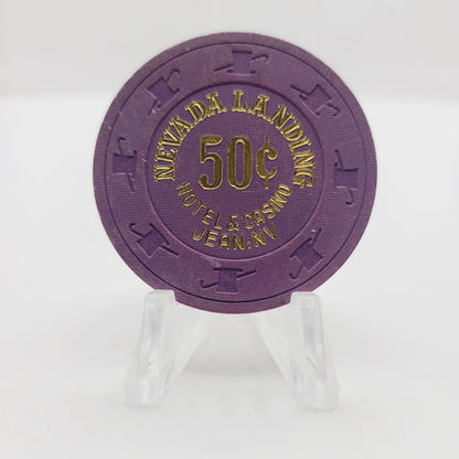 Nevada Landing Casino Jean Nevada 1989 $.50  Casino Chip N3013