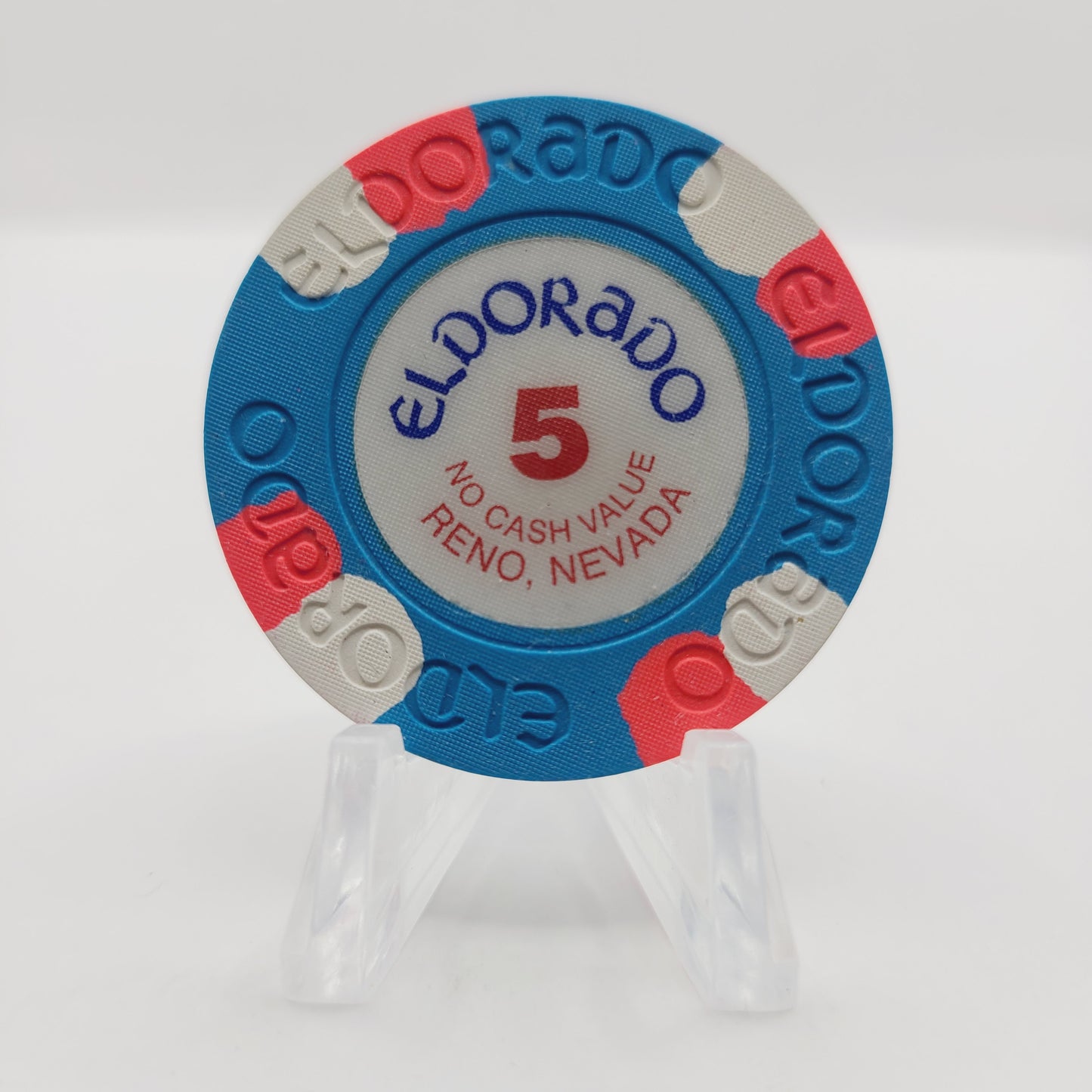El Dorado Hotel Casino Reno Nevada 1980's 5 NCV "Fly AAway" Casino Chip N4656