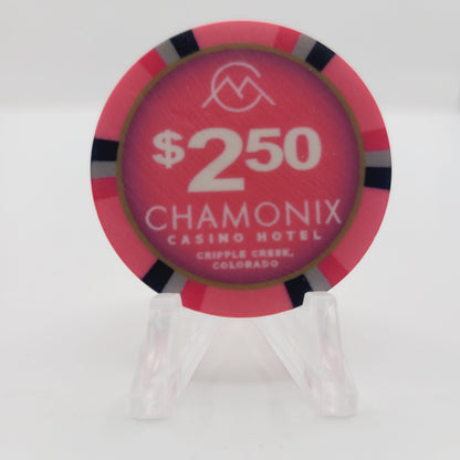 Chamonix Casino Hotel Cripple Creek Colorado 2023 $2.50 Chip