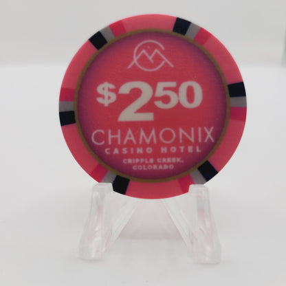 Chamonix Casino Hotel Cripple Creek Colorado 2023 $2.50 Chip