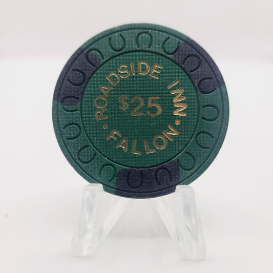 Roadside Inn Casino Fallon Nevada 1970's $25 Casino Chip N6997
