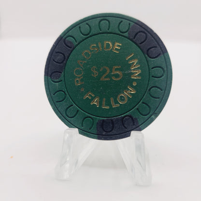 Roadside Inn Casino Fallon Nevada 1970's $25 Casino Chip N6997