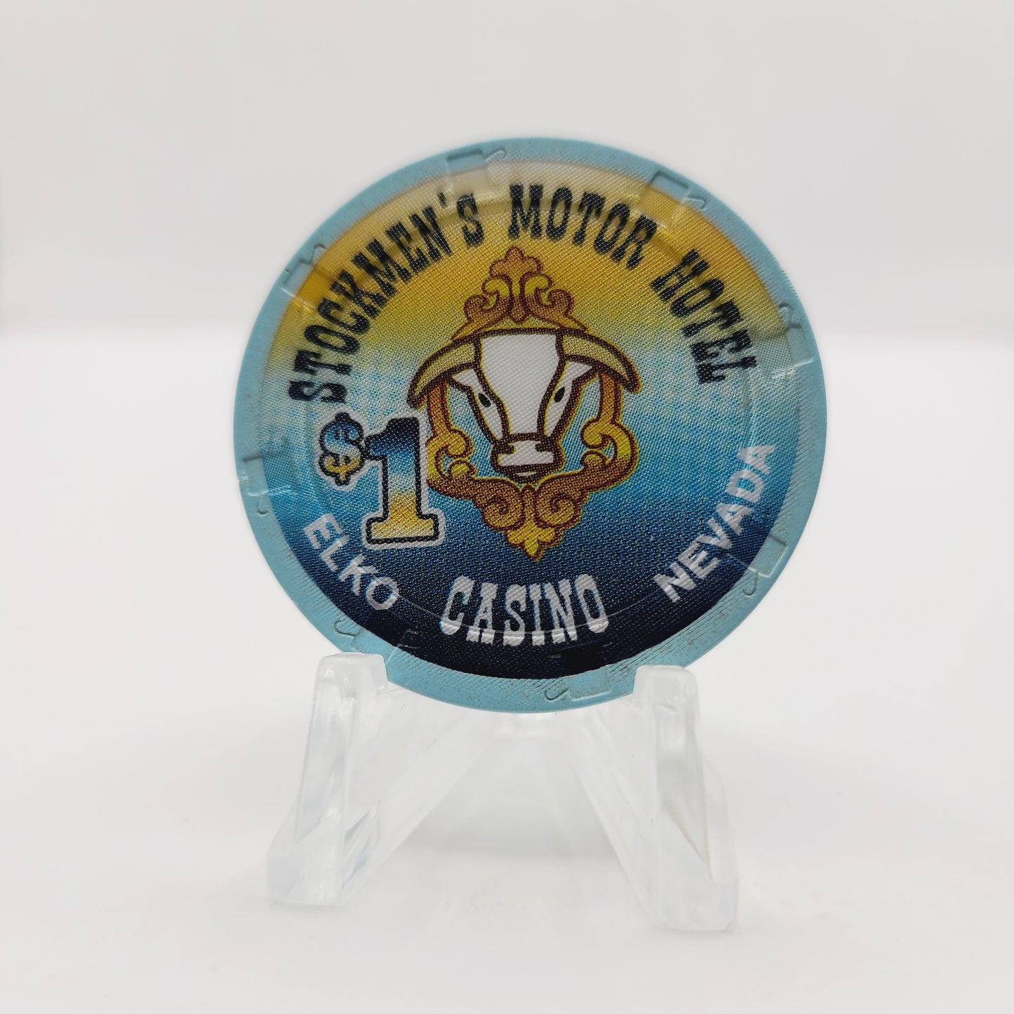 Stockmen's Hotel Casino Elko Nevada 1997 $1 Casino Chip V1600