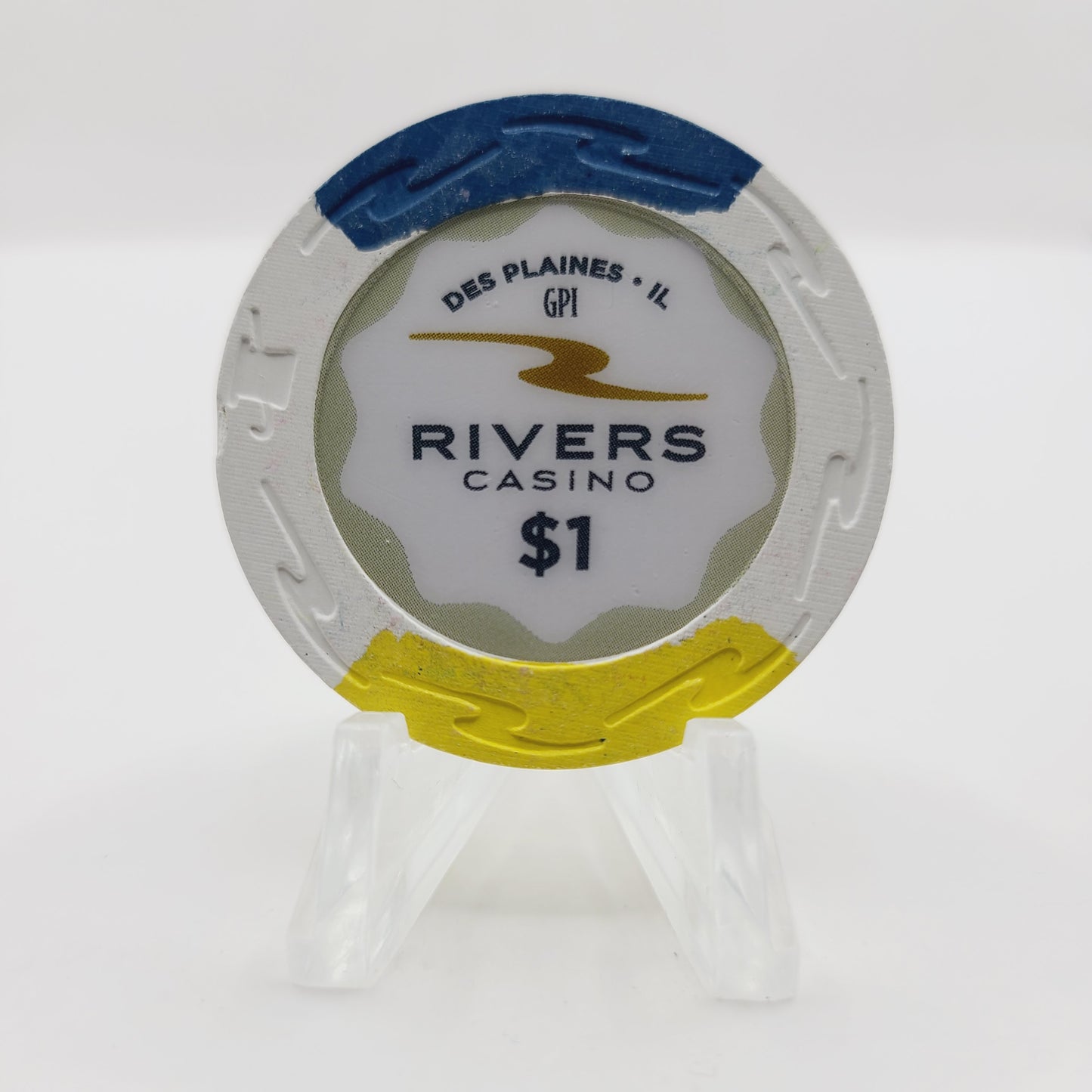 Rivers Casino Des Plaines Illinois 2011 $1 Casino Chip
