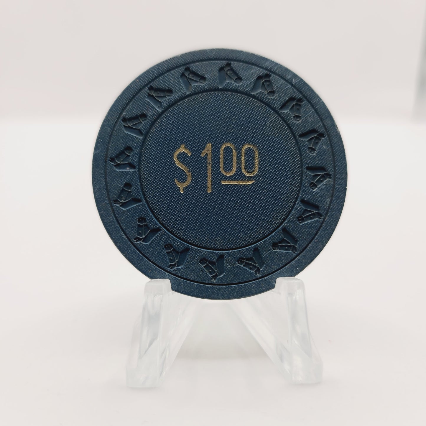 Top Hat Saloon Card Room Holtville California $1 Casino Chip CG052091