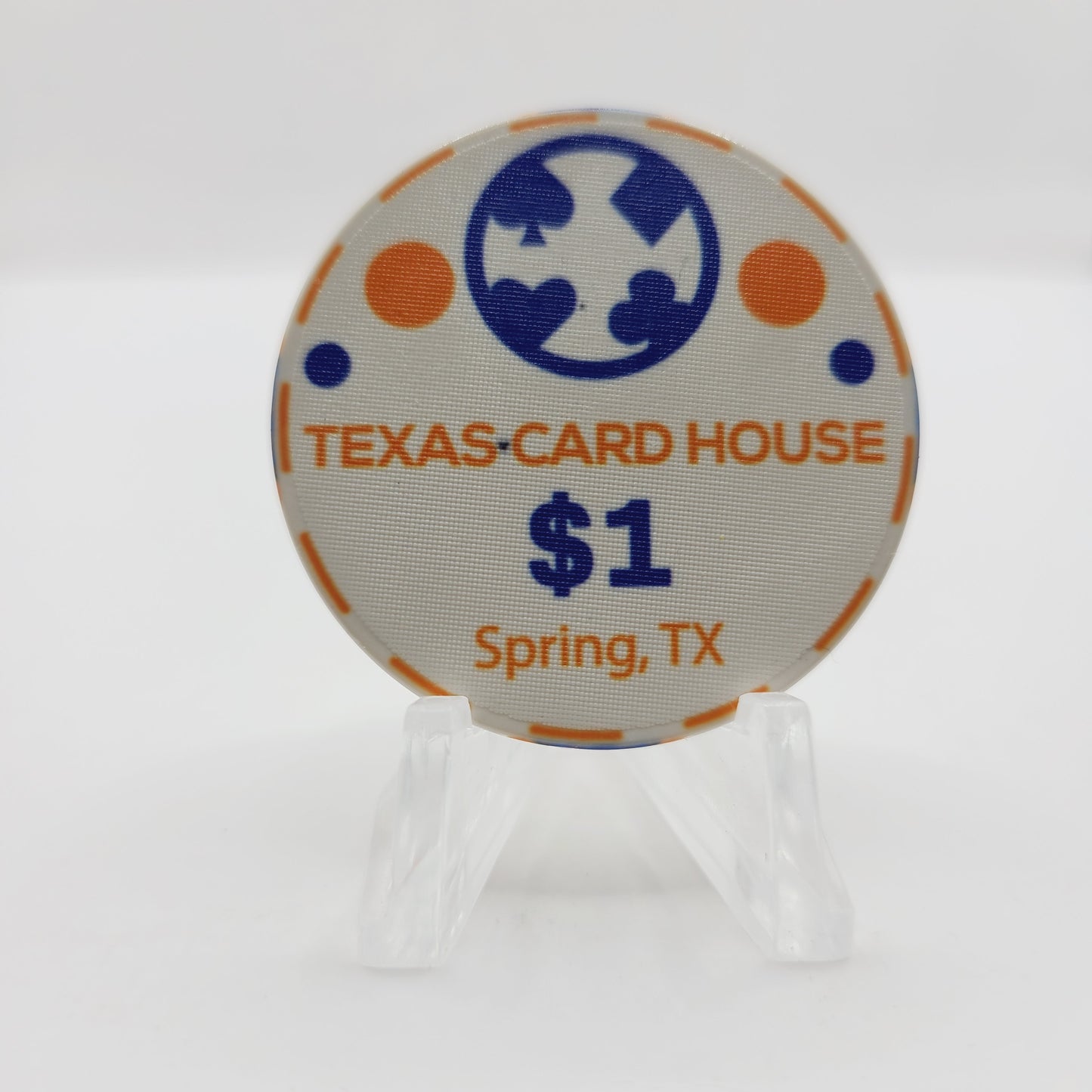 Texas Card House Spring Texas $1 Casino Chip