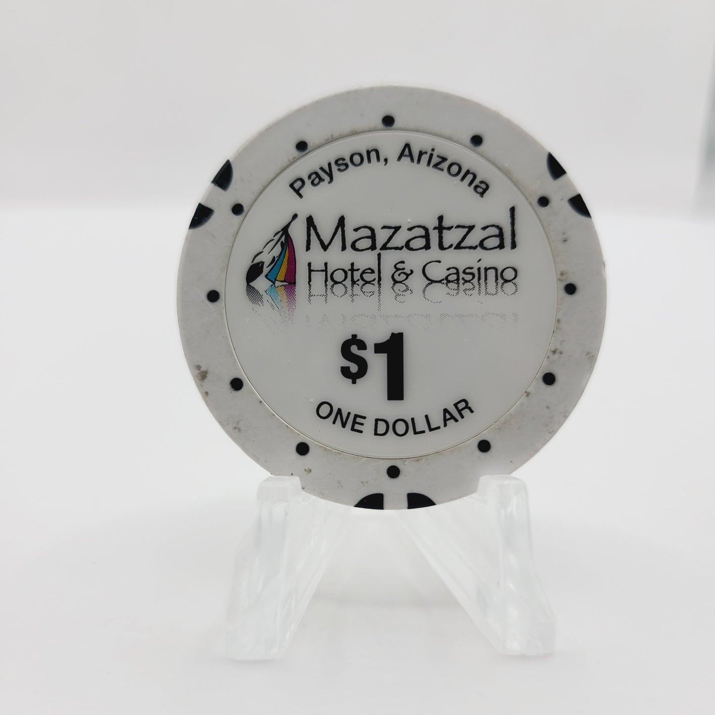 Mazatzal Hotel Casino Payson Arizona 2012 $1 Casino Chip