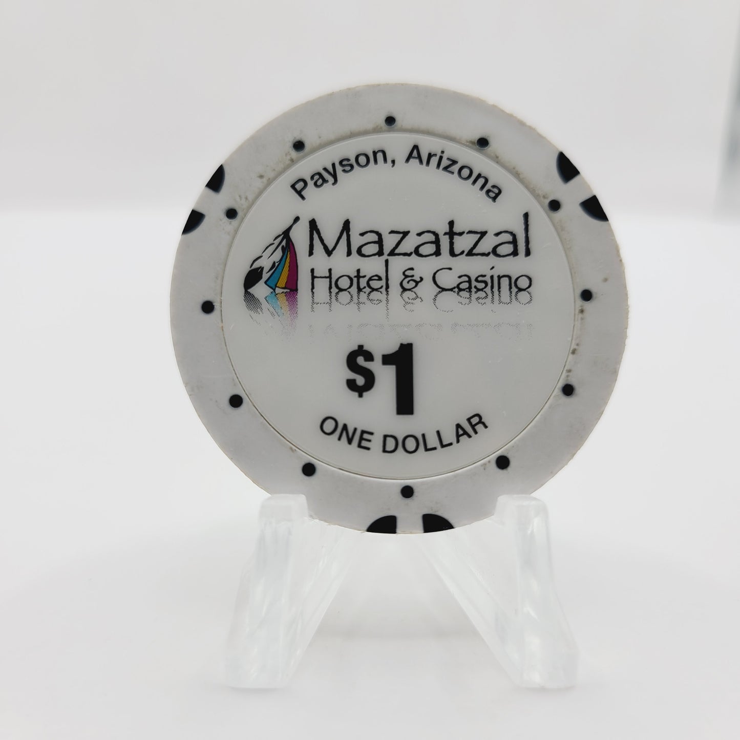 Mazatzal Hotel Casino Payson Arizona 2012 $1 Casino Chip