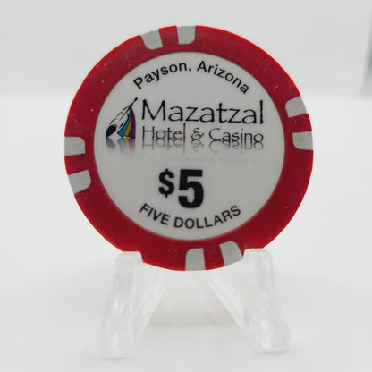 Mazatzal Hotel Casino Payson Arizona 2012 $5 Casino Chip