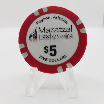 Mazatzal Hotel Casino Payson Arizona 2012 $5 Casino Chip