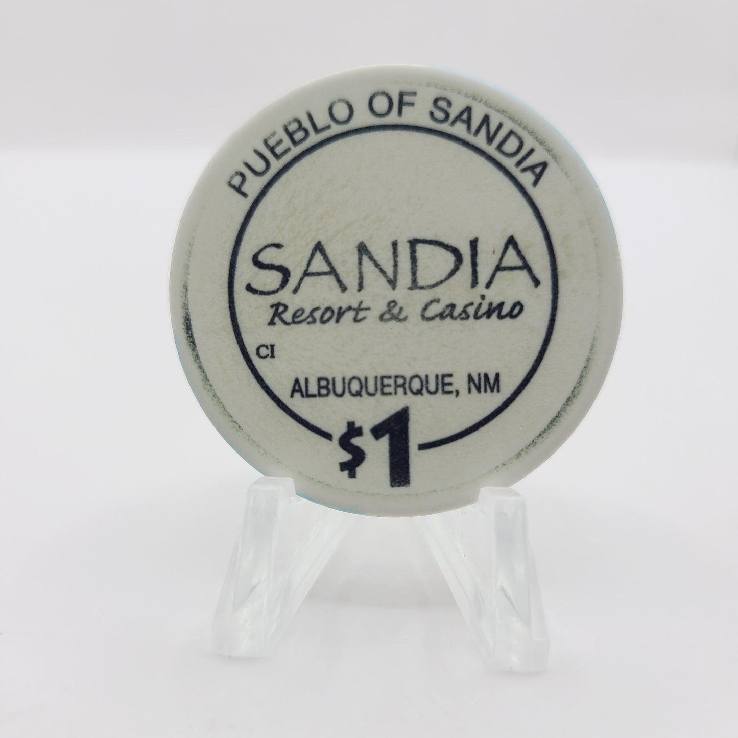 Sandia Resort Casino Albuquerque New Mexico $1 Chip CG018136