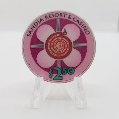 Sandia Resort and Casino Albuquerque New Mexico 2012 $2.50 Casino Chip