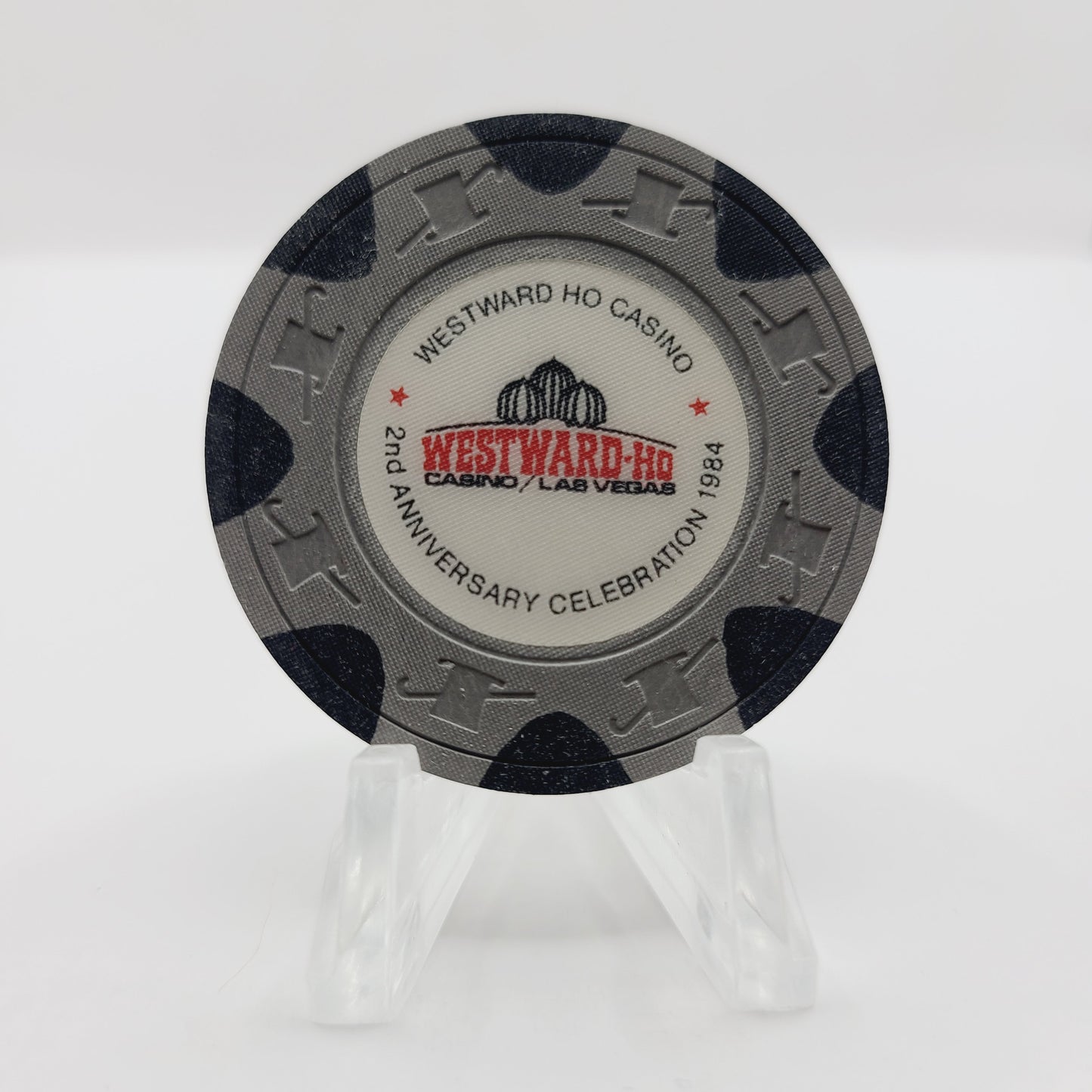 Westward Ho Hotel Casino Las Vegas Nevada 1984 "2nd Anniversary" Casino Chip N2687