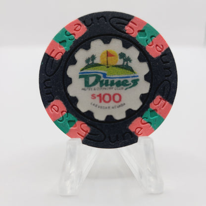 Dunes Hotel Casino Las Vegas Nevada 1989 $100 Casino Chip N4450