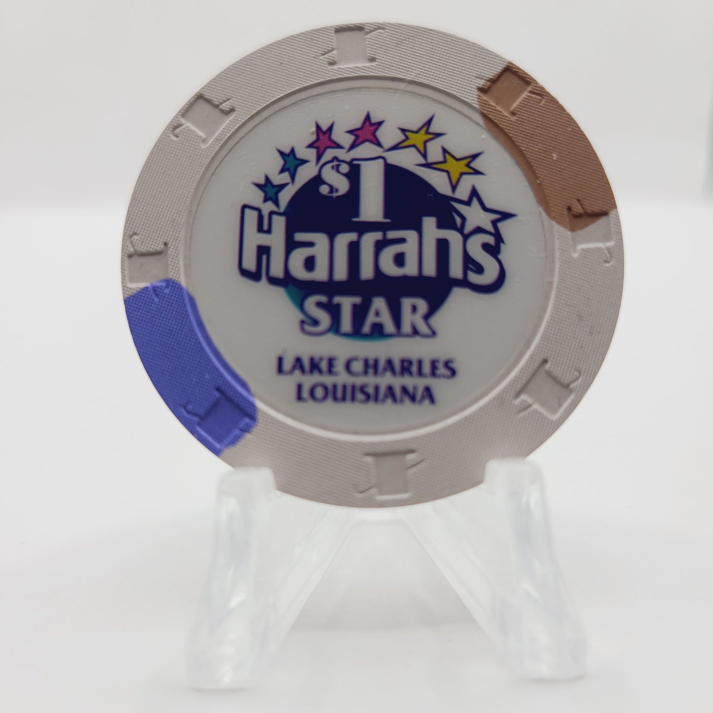 Harrah's star Riverboat Casino Lake Charles Louisiana 2000 $1 Casino Chip