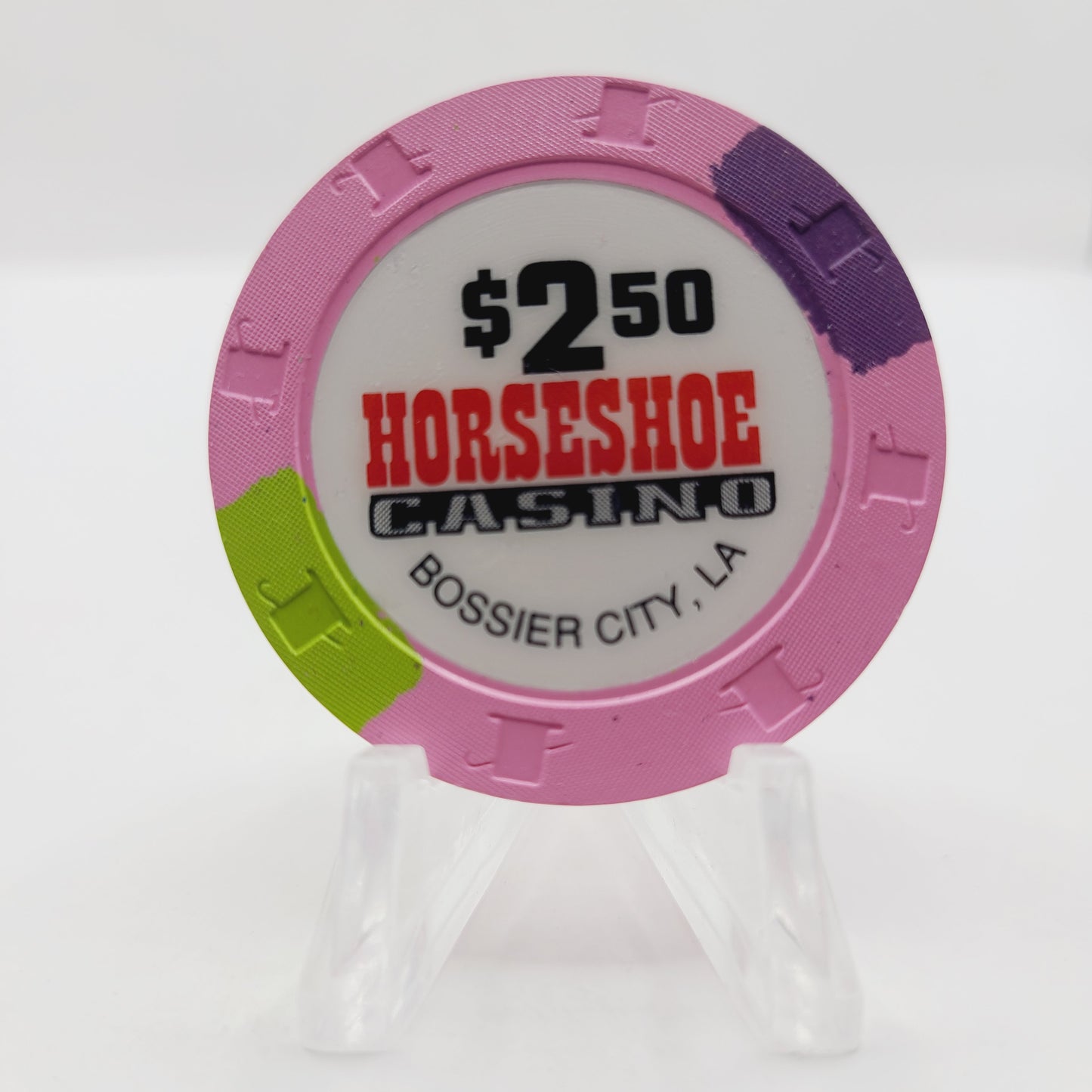Horseshoe Hotel Riverboat Casino Bossier City Louisiana $2.50 Casino Chip