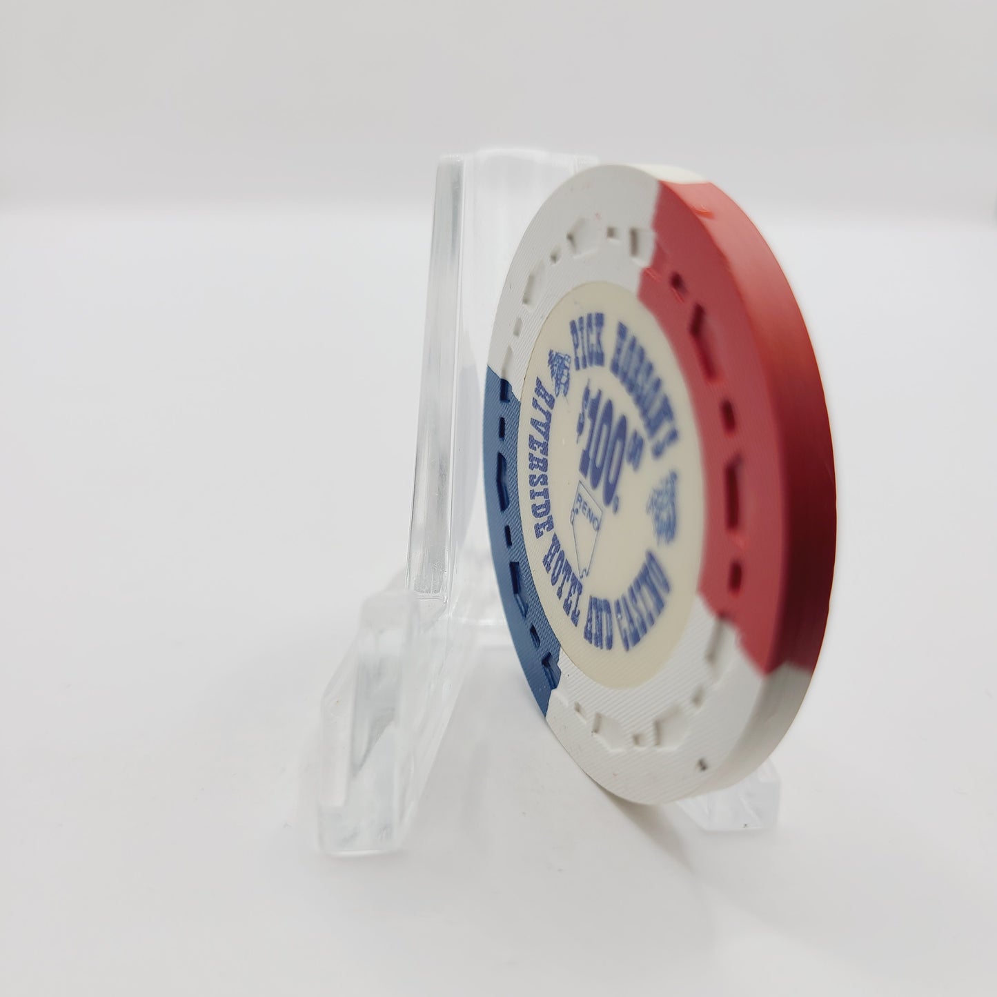 Riverside Hotel Casino "Pick Hobson's" Reno Nevada 1978 $100 Casino Chip  N7800