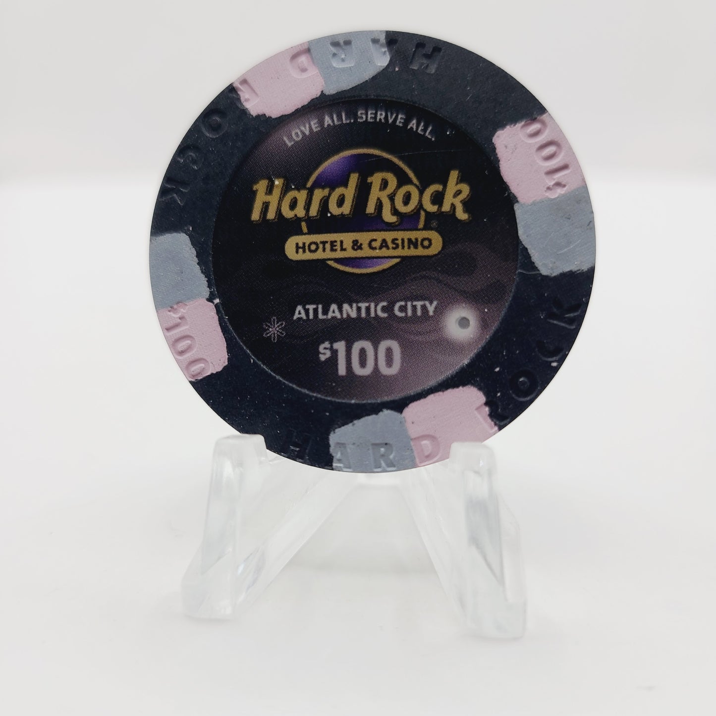 Hard Rock Hotel Casino Atlantic City New Jersey 2018 $100 Casino Chip