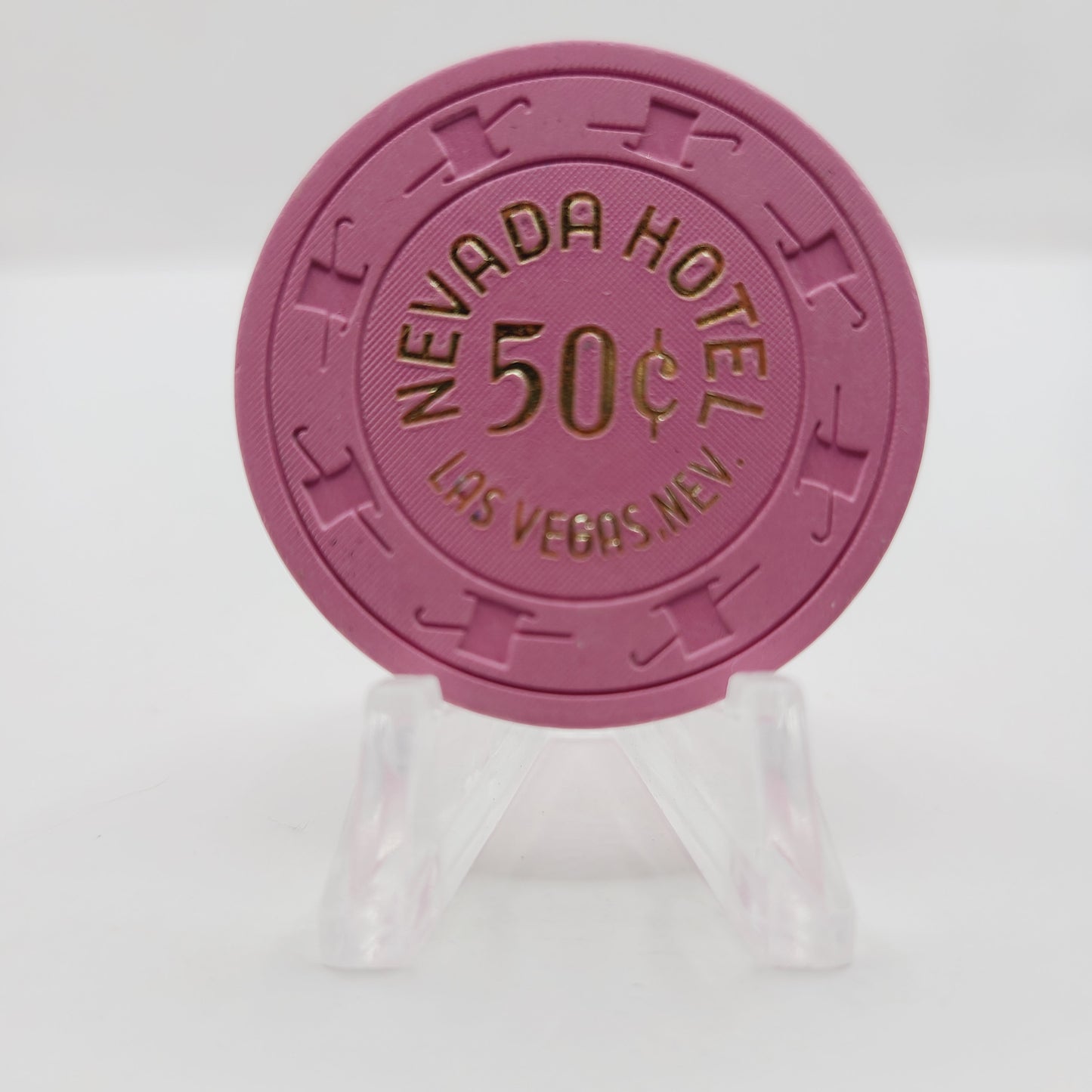 Nevada Hotel Casino Las Vegas Nevada 1980's $.50 Casino Chip N3012
